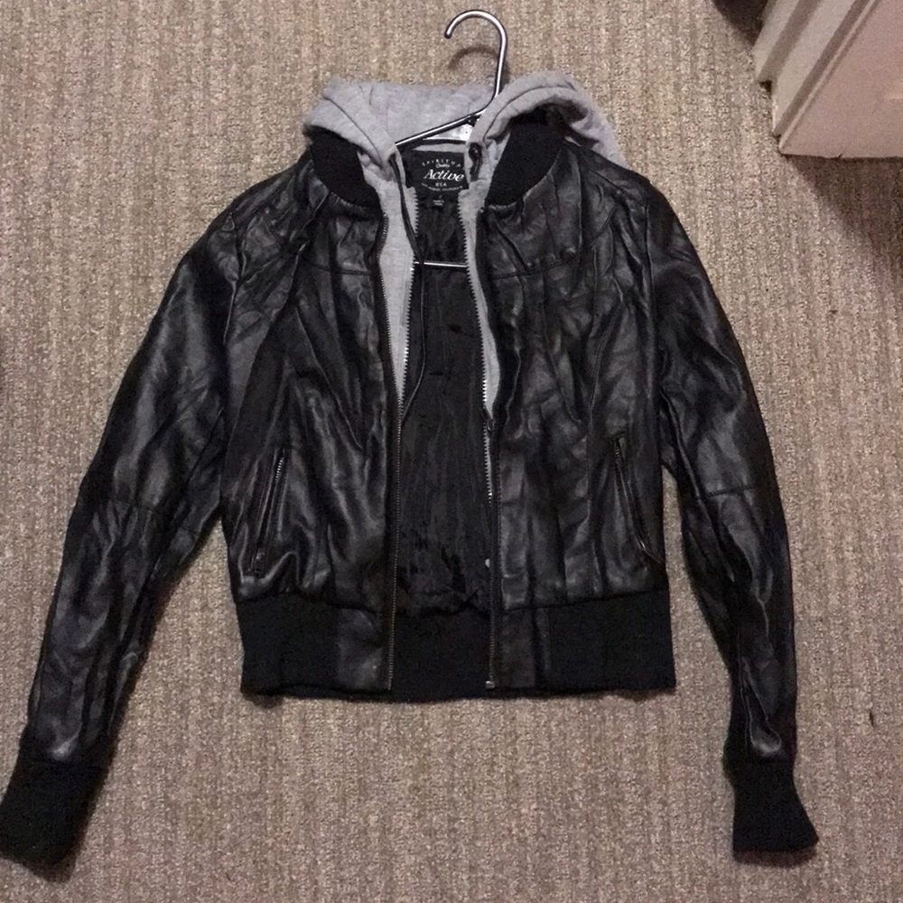 Women's leather jacket